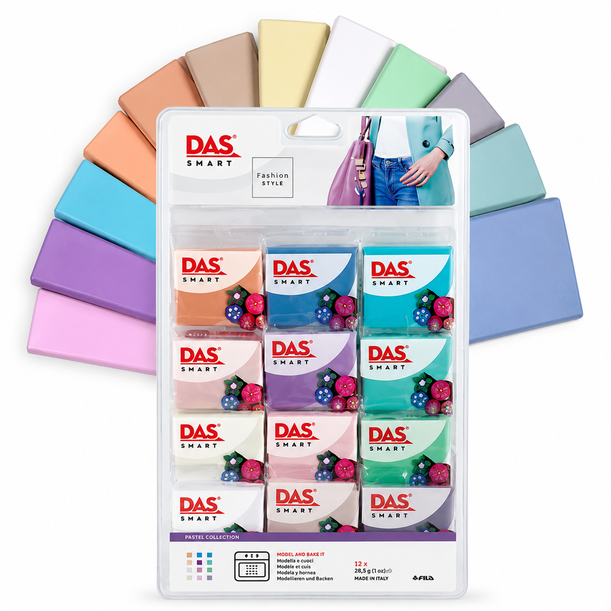 Elige tu Arcilla DAS Smart Pastel Colores
