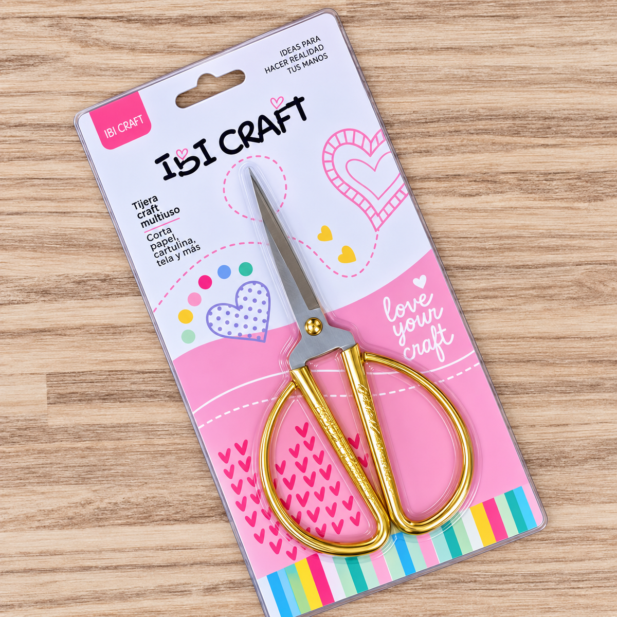 Tijera Ibicraft Rosa 6"