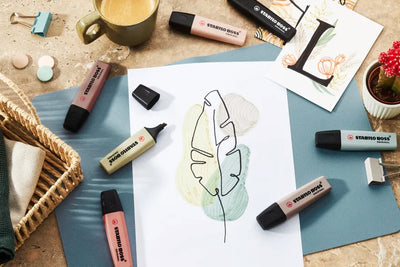 Set Destacadores Stabilo Boss Nature Colors 4 Colores