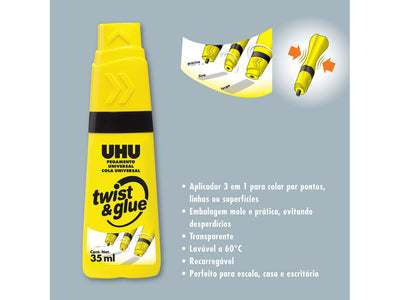Adhesivo UHU Twist & Glue 35 ml