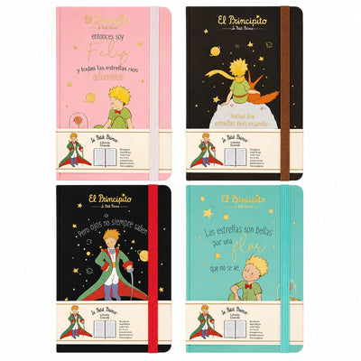 Libreta El Principito con Elástico 13 × 21 cm