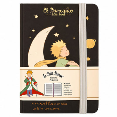 Libreta El Principito con Elástico 9 × 14 cm
