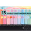 Set Destacadores Stabilo Boss Pastel 15 Colores