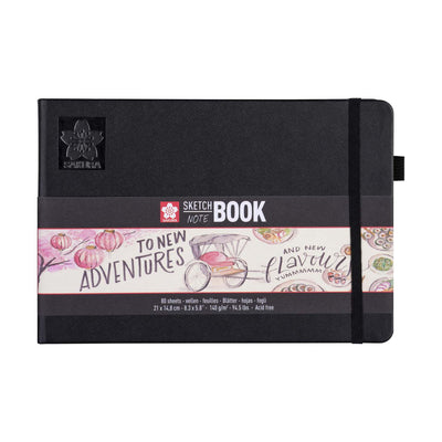 Sketchbook Sakura A5 80 Hojas 140 g Blanco Crema