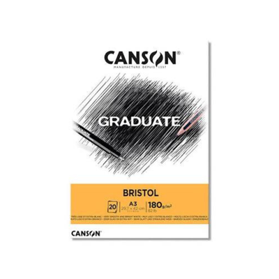 Block Canson Graduate Bristol A4