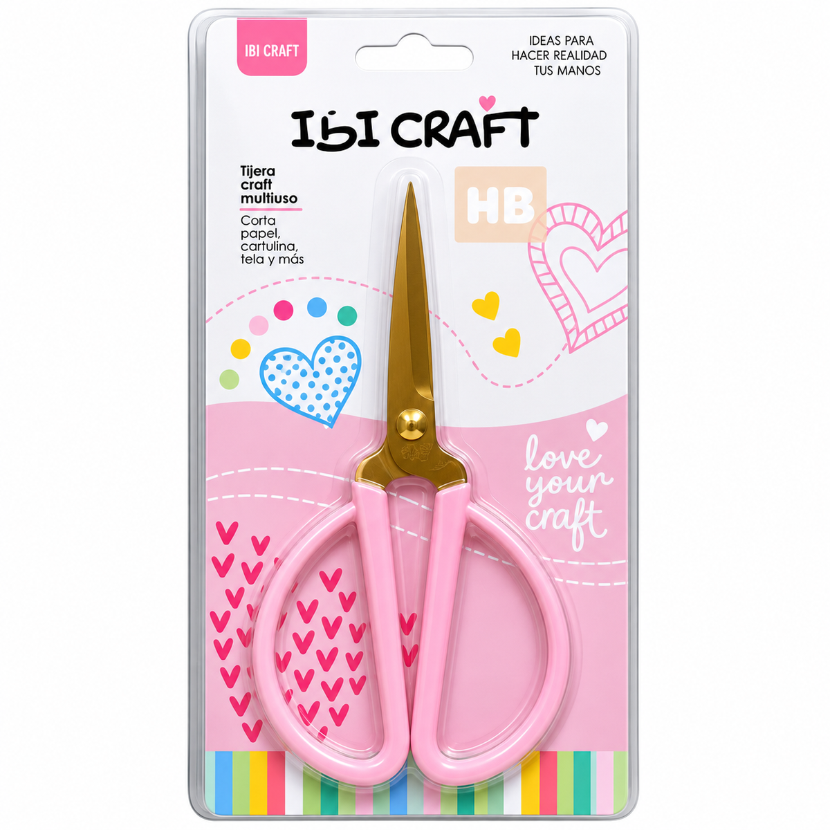 Tijera Ibicraft Rosa 6"