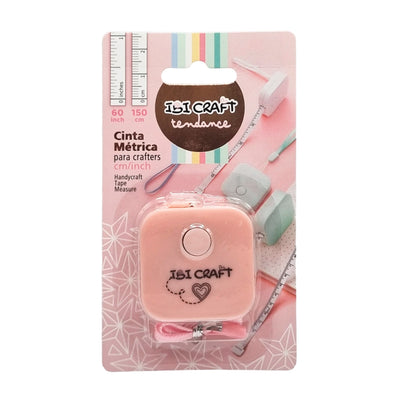 Cinta Métrica Ibicraft Rosa 1,5 m