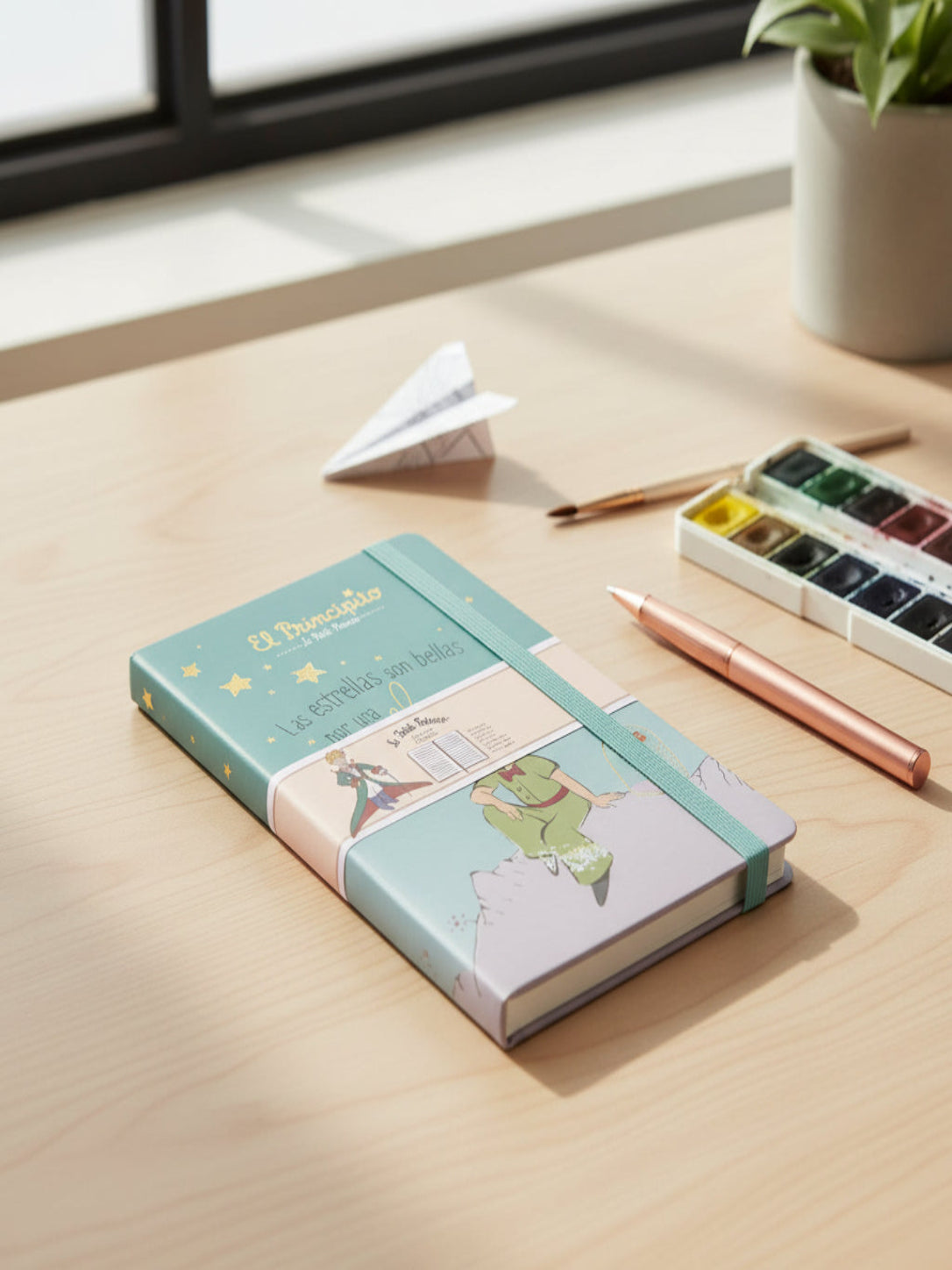 Libreta El Principito con Elástico 13 × 21 cm