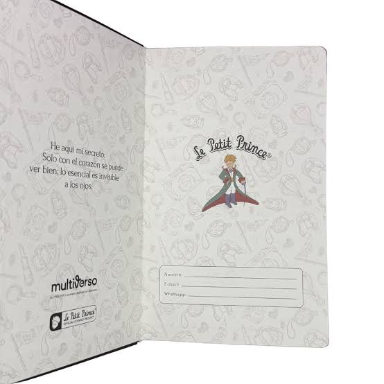 Libreta El Principito con Elástico 13 × 21 cm
