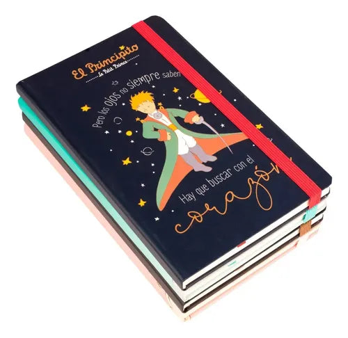 Libreta El Principito con Elástico 13 × 21 cm