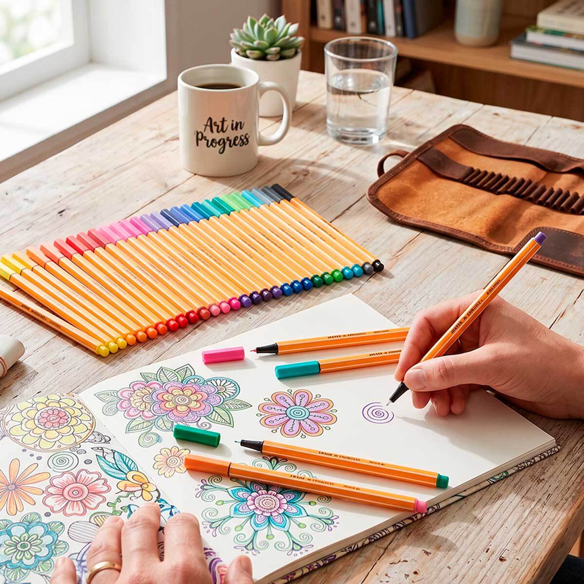 Set Stabilo Point 88 20 Colores (15 Clásicos + 5 Fluor)