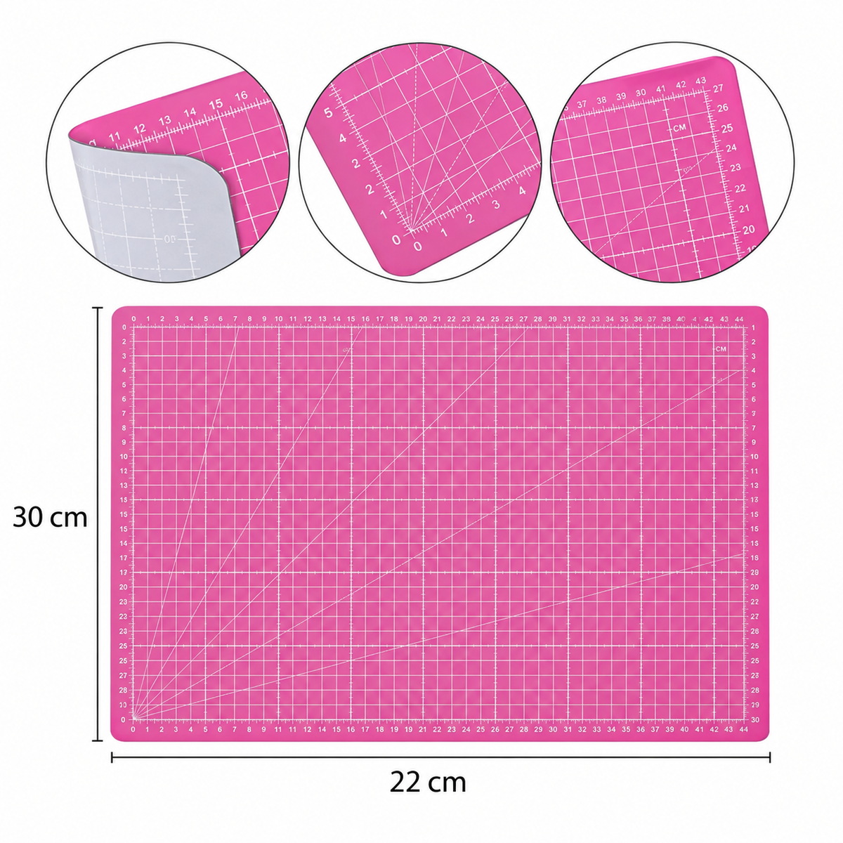 Base de Corte Ibicraft Rosa A4 22 × 30 cm