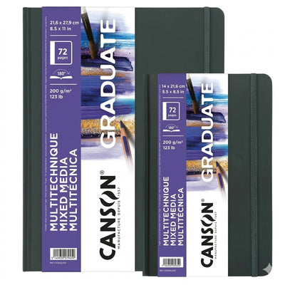 Sketchbook Canson Graduate Mix Media A4 200 g