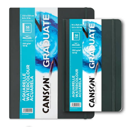Sketchbook Canson Graduate Acuarela A4 250 g - Vista 2