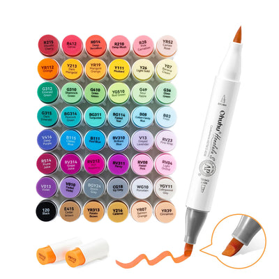 Set Marcadores Ohuhu Honolulu S 48 Colores