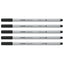 Set Stabilo Creative Tips Negro 5 Puntas