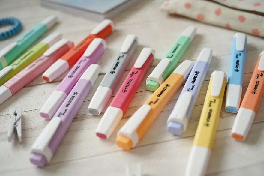 Set Destacadores Stabilo Swing Cool Pastel 8 Colores