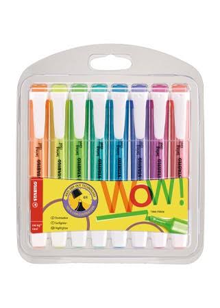 Set Destacadores Stabilo Swing Cool Fluorescentes 8 Colores