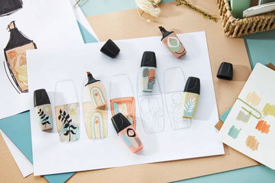 Set Destacadores Stabilo Boss Mini Nature Colors 6 Colores