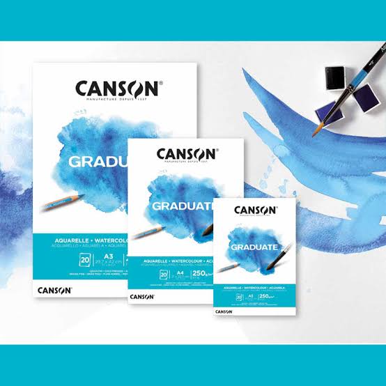 Block Canson Graduate Acuarela A4 250 g - Vista 2