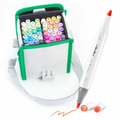 Set Marcadores Ohuhu Alcohol 48 Colores + Blender