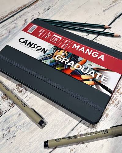 Sketchbook Canson Graduate Manga A4 - Vista 4