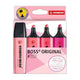 Set Destacadores Stabilo Boss Shades of Pink 4 Colores