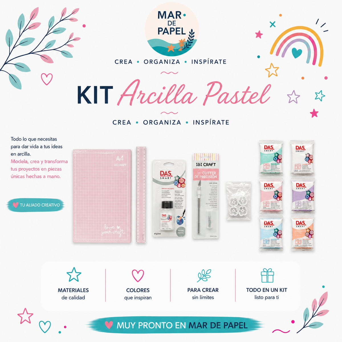 Kit Arcilla Pastel