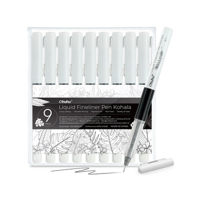 Set Fineliners Ohuhu Kohala 9 grosores