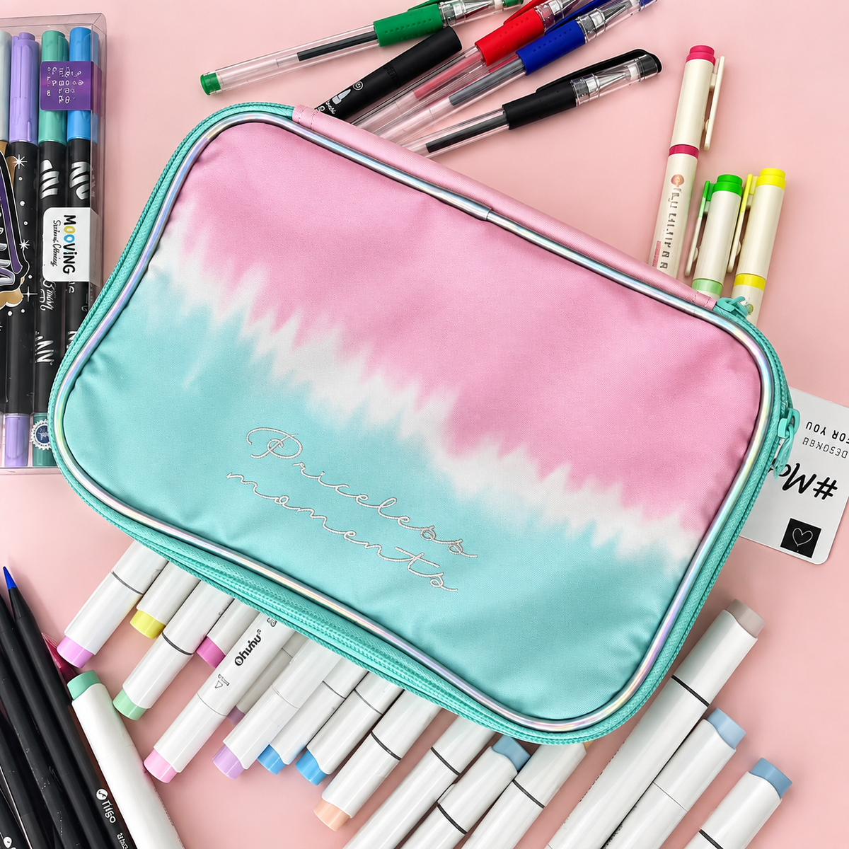 Maxi Estuche Mooving Pastel para 100 Lápices