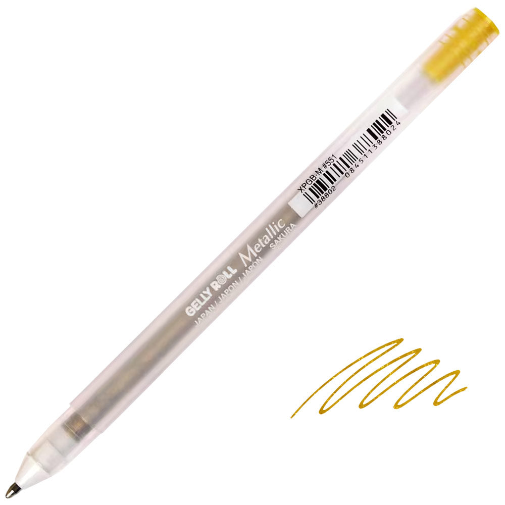 Lápiz Gel Sakura Gelly Roll Metallic Oro 1,0 mm
