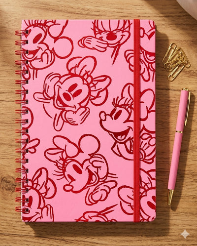 Libreta espiral Mooving A5 Tapa Dura Minnie