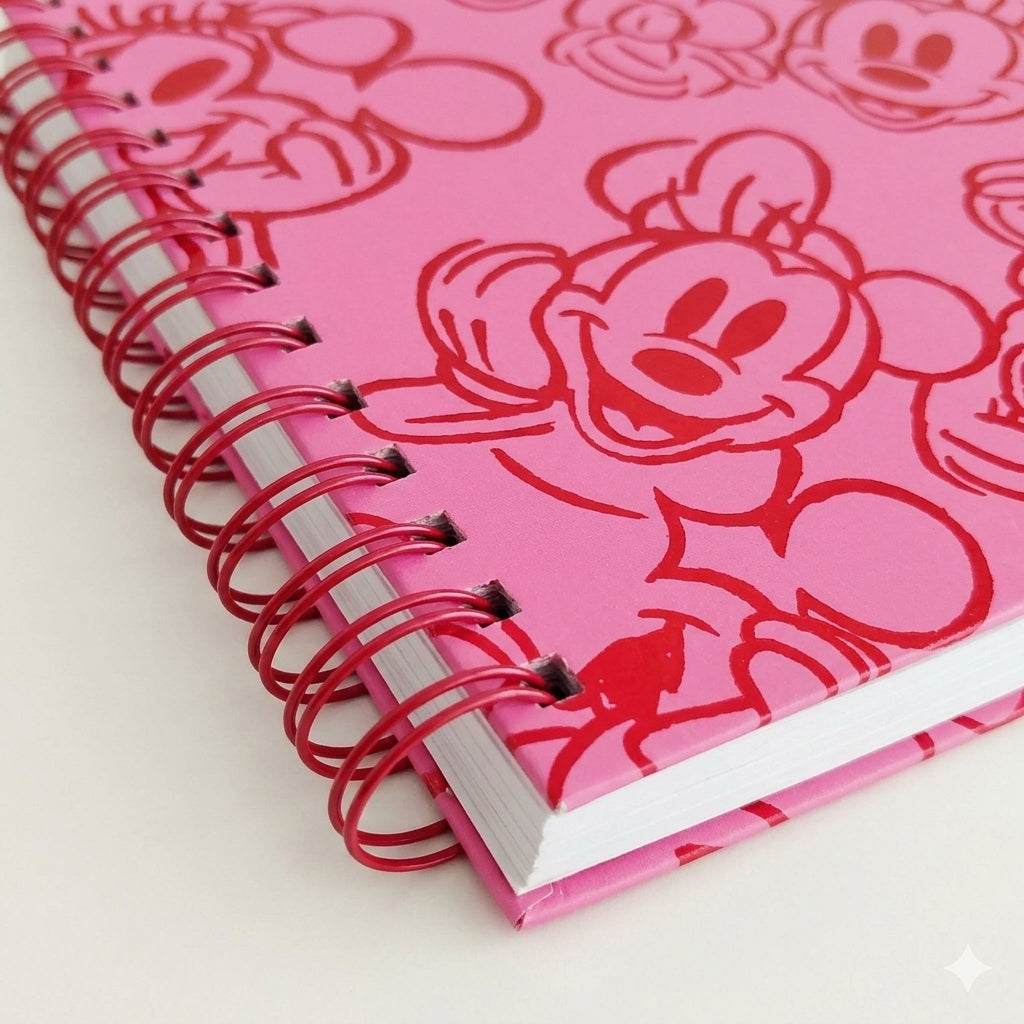 Libreta espiral Mooving A5 Tapa Dura Minnie