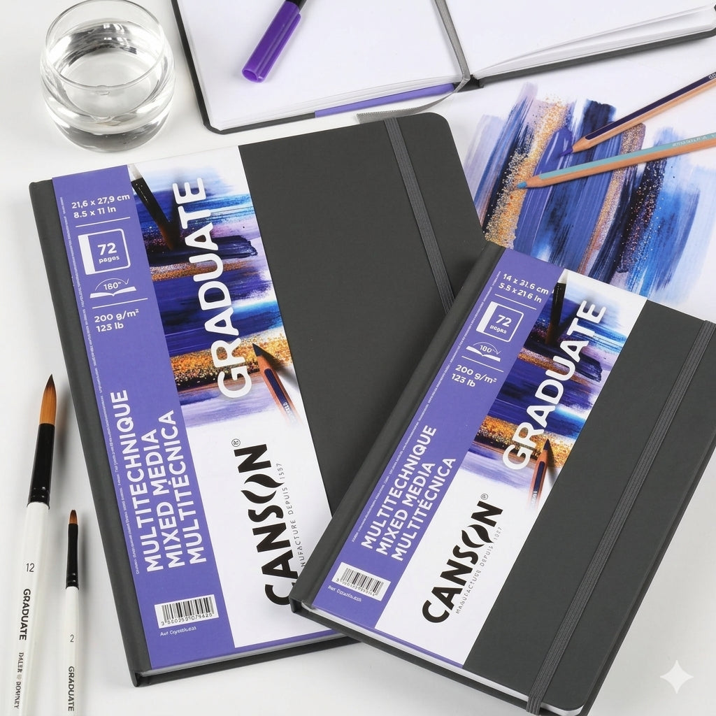 Sketchbook Canson Graduate Mix Media A4 200 g