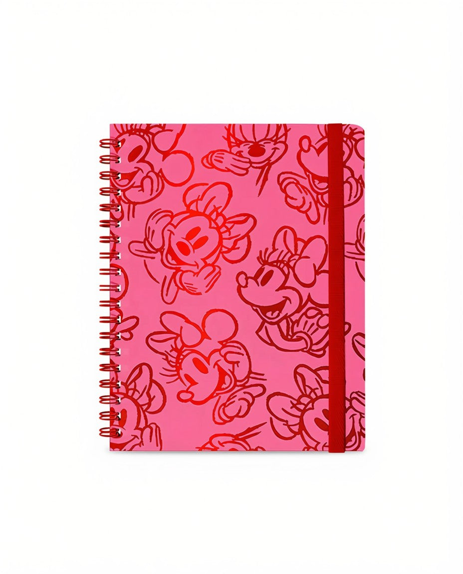 Libreta espiral Mooving A5 Tapa Dura Minnie