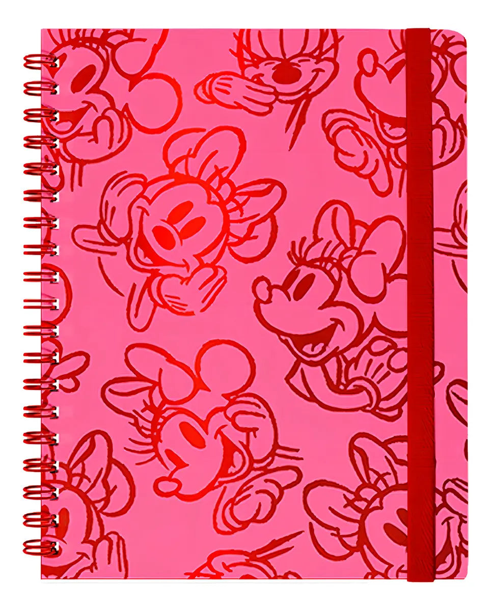Libreta espiral Mooving A5 Tapa Dura Minnie
